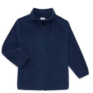 Wonder Nation Navy Microfleece Zip Jacket NWT